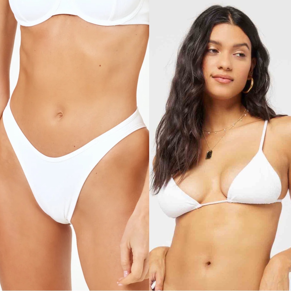 Nwt L*Space Brittany Top & Dominic Ribbed Bottoms Large White